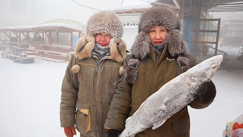 Yakutsk, nằm trên sông Lena, cách Vòng Bắc Cực khoảng 450km về phía nam, thường xuyên trải qua một số nhiệt độ thấp nhất trên Trái đất vào mùa đông, cho thấy sự khắc nghiệt của khí hậu Siberia. lanh-4.jpg