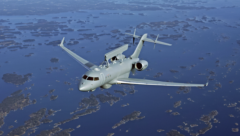 GlobalEye là máy bay cảnh báo sớm và trinh sát hàng không đa nhiệm, được trang bị hệ thống radar với tầm hoạt động rộng và khỏe. may-bay-6.png