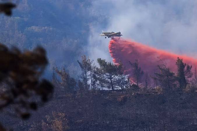 Nhiều khách sạn ở Seferihisar và Cesme đã buộc phải sơ tán khách, và Sân bay quốc tế Adnan Menderes ở Izmir đã tạm thời ngừng hoạt động do khói và nguy cơ hỏa hoạn. chay-rung-7.jpg