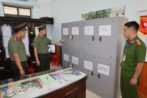 Ảnh: Công an tỉnh Bắc Giang triển khai kế hoạch đảm bảo an toàn cho kỳ thi.
