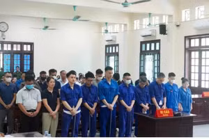 Các bị cáo trong vụ án.