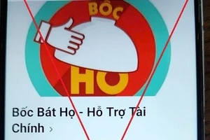 Cho vay lãi nặng trên không gian mạng. (Ảnh: CAHN).