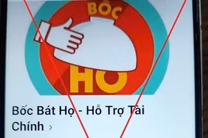 Cho vay lãi nặng trên không gian mạng. (Ảnh: CAHN).