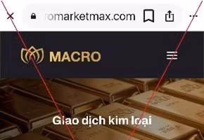 Ảnh: Cảnh báo lừa đảo qua không gian mạng.