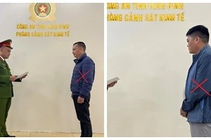 Hai bị can tại cơ quan công an. (Ảnh: BCA).