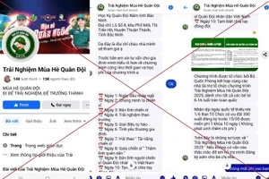 Cảnh giác khi đăng ký 'Trại hè Quân đội' qua mạng xã hội