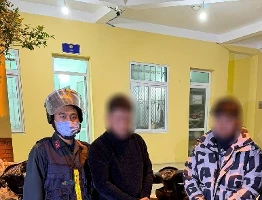 Hai đối tượng bị bắt giữ.(Ảnh:CAHN).