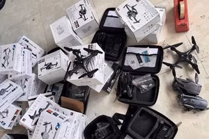 Ảnh: Hàng hóa vi phạm bị thu giữ.