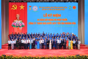 Công ty Yến sào Khánh Hòa tổ chức Lễ kỷ niệm 35 năm thành lập.