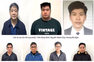 Các bị can bị khởi tố về tội nhận hối lộ (Ảnh BCA).