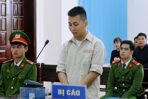 Nguyễn Văn Hạnh tại phiên tòa.(Ảnh: Chí Dũng).