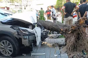 Ảnh: Hiện trường vụ tai nạn.