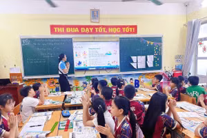 Trường liên cấp Nguyễn Bỉnh Khiêm nhiều hoạt động sôi nổi.