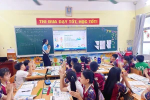 Trường liên cấp Nguyễn Bỉnh Khiêm nhiều hoạt động sôi nổi.