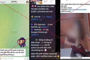 Cảnh giác dịch vụ "mại dâm online".(Ảnh: CAHN).