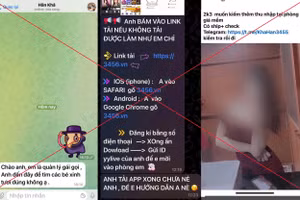 Cảnh giác dịch vụ "mại dâm online".(Ảnh: CAHN).