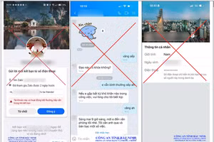 Cảnh báo lừa đảo qua không gian mạng. (Ảnh: CABN).