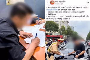 Ảnh: Nam thanh niên đăng tải thông tin sai sự thật.