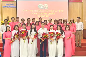 Lễ kết nạp 6 Đảng viên.