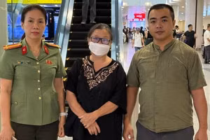 Nghi phạm Nguyễn Thị Kim Oanh.