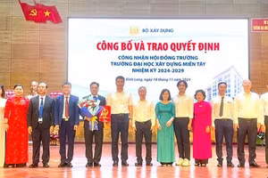 Thành lập Hội đồng Trường ĐH Xây dựng miền Tây