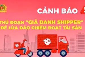 Ảnh: Cảnh báo thủ đoạn giả danh nhân viên giao hàng lừa đảo.