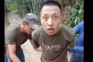 Công an tỉnh Lạng Sơn bắt giữ nghi phạm thứ 4.(Ảnh: TG)