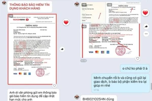 Ảnh: Giao diện website các đối tượng lừa đảo gửi đến anh M.