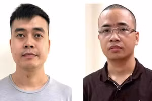 Hai bị cáo trong vụ án sản xuất sữa giả HIUP.