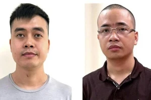 Hai bị cáo trong vụ án sản xuất sữa giả HIUP.