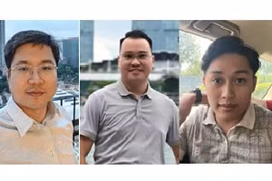 Ảnh: Nhóm đối tượng bị khởi tố.