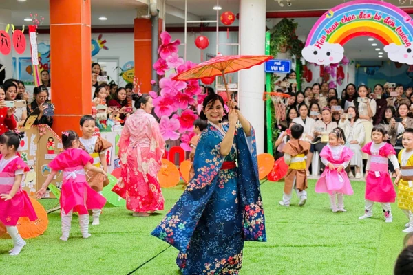 Buổi tập huấn, thao giảng chuyên đề tại Trường Mầm non 20-10 (Hải Châu, Đà Nẵng).