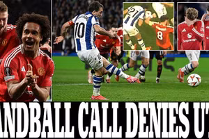 Fernandes hóa ‘tội đồ’, Man Utd đánh rơi điểm số tại Europa League 