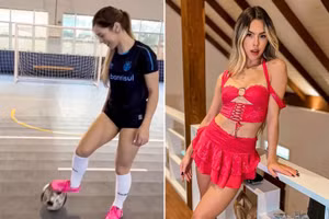 Nữ cầu thủ futsal nóng bỏng trở thành hiện tượng mạng tại Brazil
