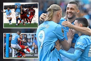 Chùm ảnh: Man City thắng ‘nghẹt thở’ Fulham