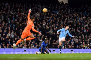 Hạ đẹp Chelsea, Man City chiếm Top 4 Ngoại hạng Anh 