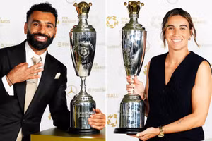 Salah ẵm giải thưởng Cầu thủ hay nhất năm 2025 của PFA