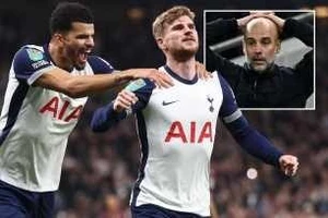 Chùm ảnh: Man City bị Tottenham loại khỏi Cup Liên đoàn Anh