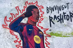 Rashford được chào đón đặc biệt tại Barca