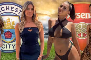 Chùm ảnh: Dàn WAGs so kè nóng bỏng của Man City và Arsenal 