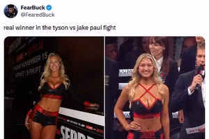 Cô gái ‘chiến thắng’ trong cuộc so găng Tyson – Paul