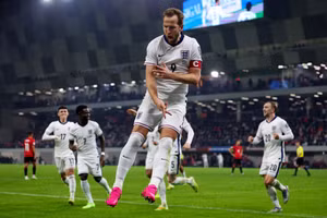Harry Kane giúp tuyển Anh đạt thành tích hoàn hảo tại vòng loại World Cup 2026