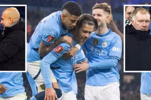 Chùm ảnh: Man City vùi dập ‘con cưng’ của Man Utd 8-0