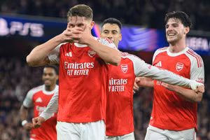Tân binh đắt giá ‘khai hoả’, Arsenal đại thắng Atletico ở Champions League 