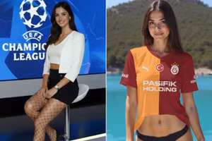 Sửng sốt với ‘vẻ đẹp không tì vết’ của MC ảo dẫn Champions League 