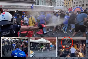 Cổ động viên Chelsea - Betis hỗn chiến trước chung kết Conference League