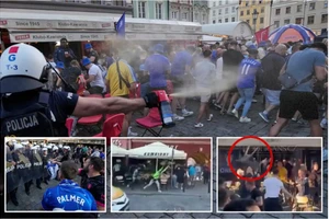 Cổ động viên Chelsea - Betis hỗn chiến trước chung kết Conference League