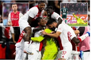 Ajax đi tiếp ở Europa League sau loạt sút luân lưu kinh điển