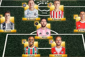 ‘Ăn đứt’ Ronaldo, Messi vào đội hình tiêu biểu Club World Cup