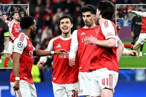 Arsenal gây thất vọng ở Champions League 